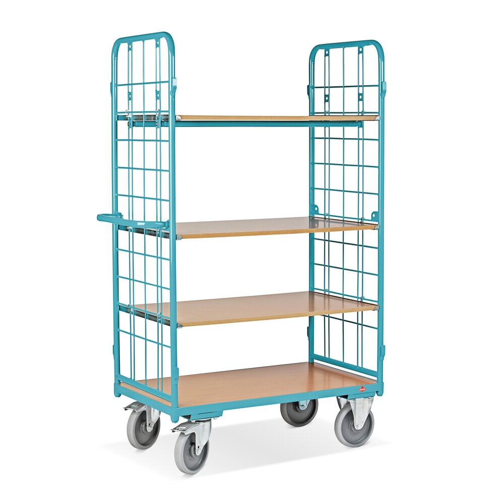 Productafbeelding nr. 3: Etagewagen Ameise®, met draadrooster, zonder achterwand, 4 etages van 1.000 x 600 mm