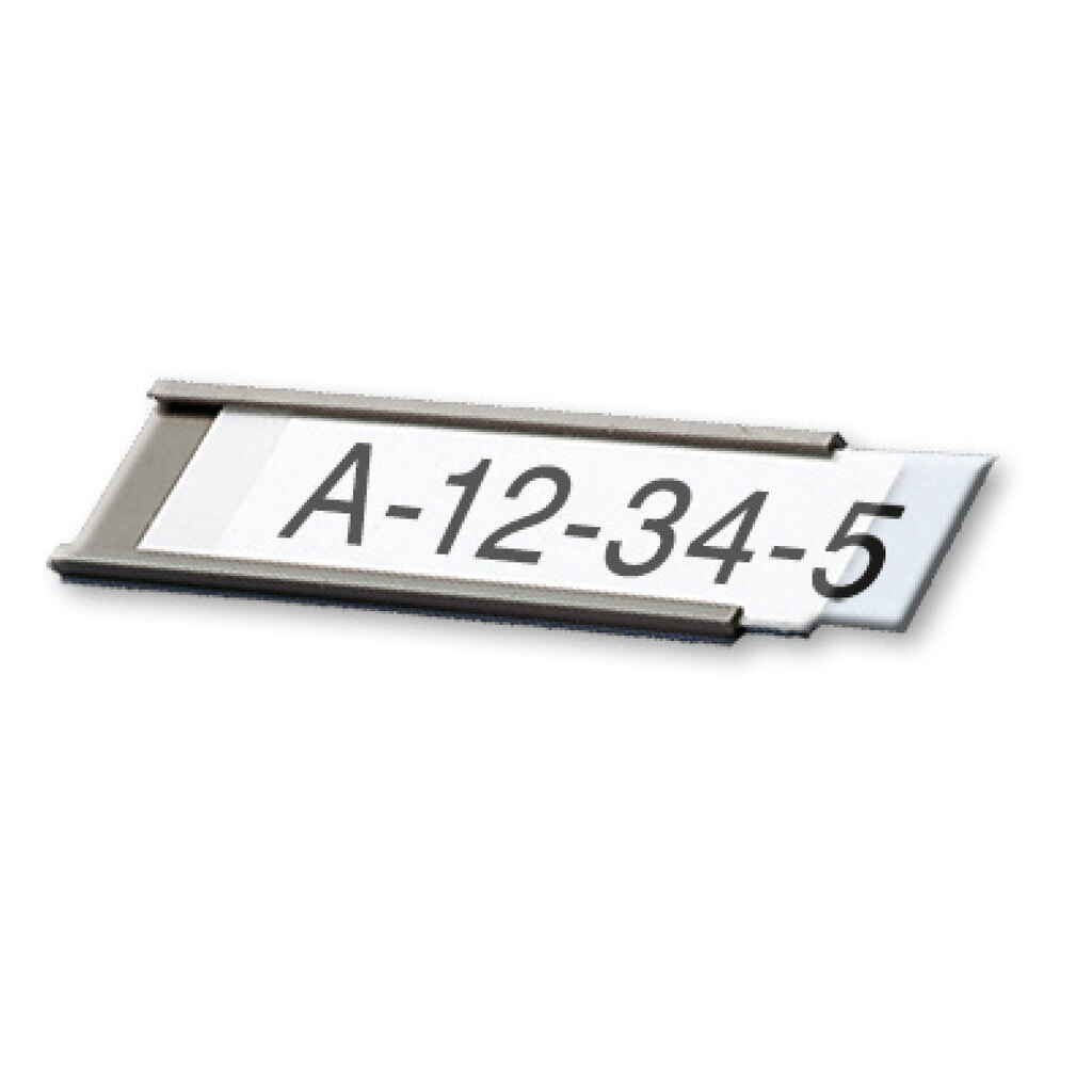 Etikettenhouder C-profiel, magnetisch, hxb 30 x 100 mm Productafbeelding nr. 1: Etikettenhouder C-profiel, magnetisch, hxb 30 x 100 mm
