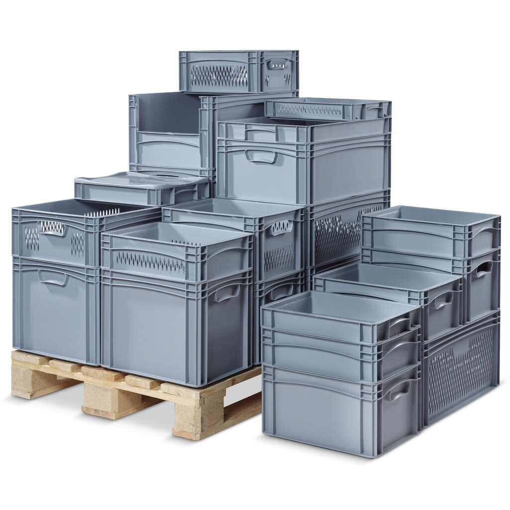 Alpha Eurobox van PP met geperforeerde wanden, 6,4 liter, hxbxd 70 x 400 x 300 mm Productafbeelding nr. 2: Alpha Eurobox van PP met geperforeerde wanden, 6,4 liter, hxbxd 70 x 400 x 300 mm