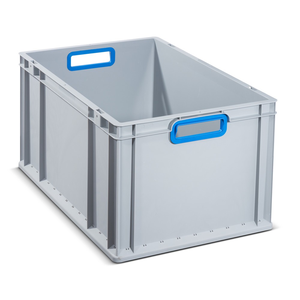 Product afbeelding: Allit Eurobox, met blauwe handgrepen, hxbxd 320 x 600 x 400 mm, 65 liter