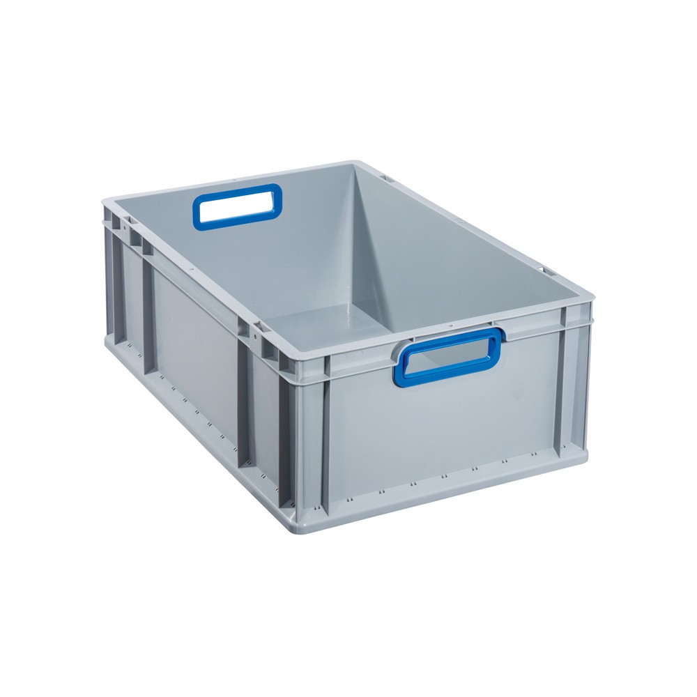 Product afbeelding: Allit Eurobox, met blauwe handgrepen, hxbxd 220 x 600 x 400 mm, 44 liter