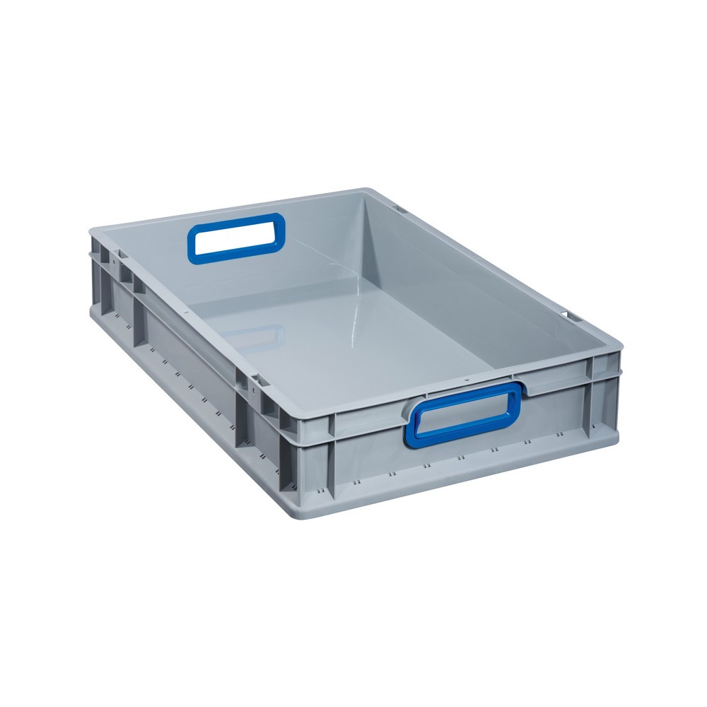 Product afbeelding: Allit Eurobox, met blauwe handgrepen, hxbxd 120 x 600 x 400 mm, 23 liter
