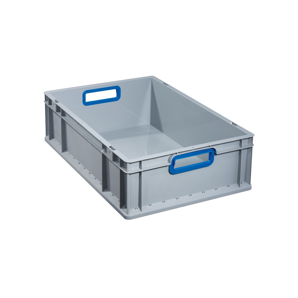 Product afbeelding: Allit Eurobox, met blauwe handgrepen, hxbxd 170 x 600 x 400 mm, 34 liter