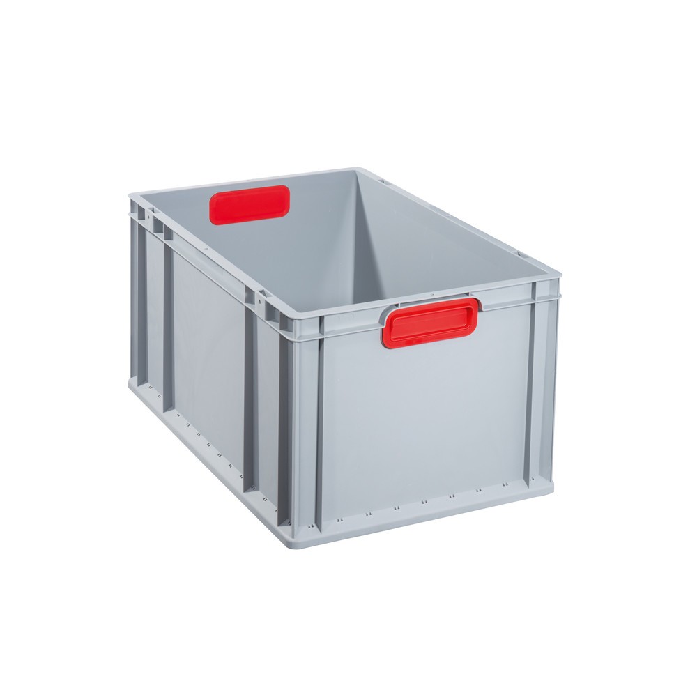 Product afbeelding: Allit Eurobox, met rode verzonken handgrepen, hxbxd 320 x 600 x 400 mm, 65 liter