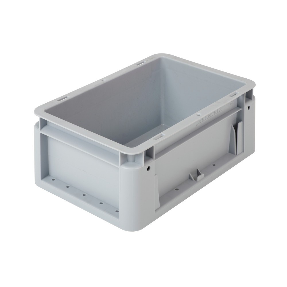 Product afbeelding: Alpha Eurobox premium van PP met gesloten wanden, hxbxd 120 x 300 x 200 mm, mgrijs
