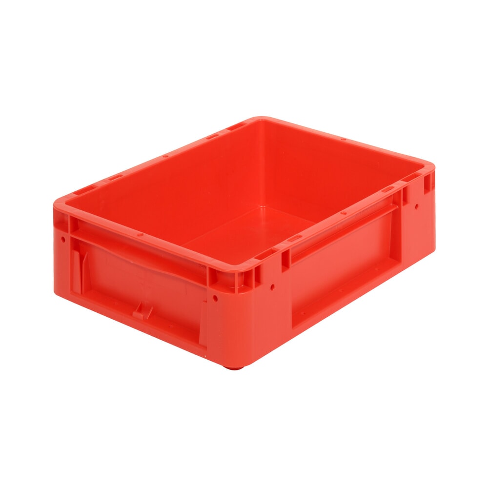 Product afbeelding: Alpha Eurobox premium van PP met gesloten wanden, hxbxd 120 x 400 x 300 mm, rood