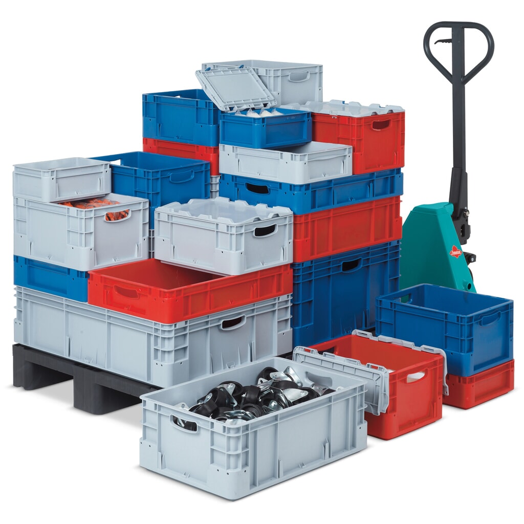 Productafbeelding nr. 4: Alpha Eurobox premium van PP met gesloten wanden, hxbxd 120 x 300 x 200 mm, gentiaanblauw