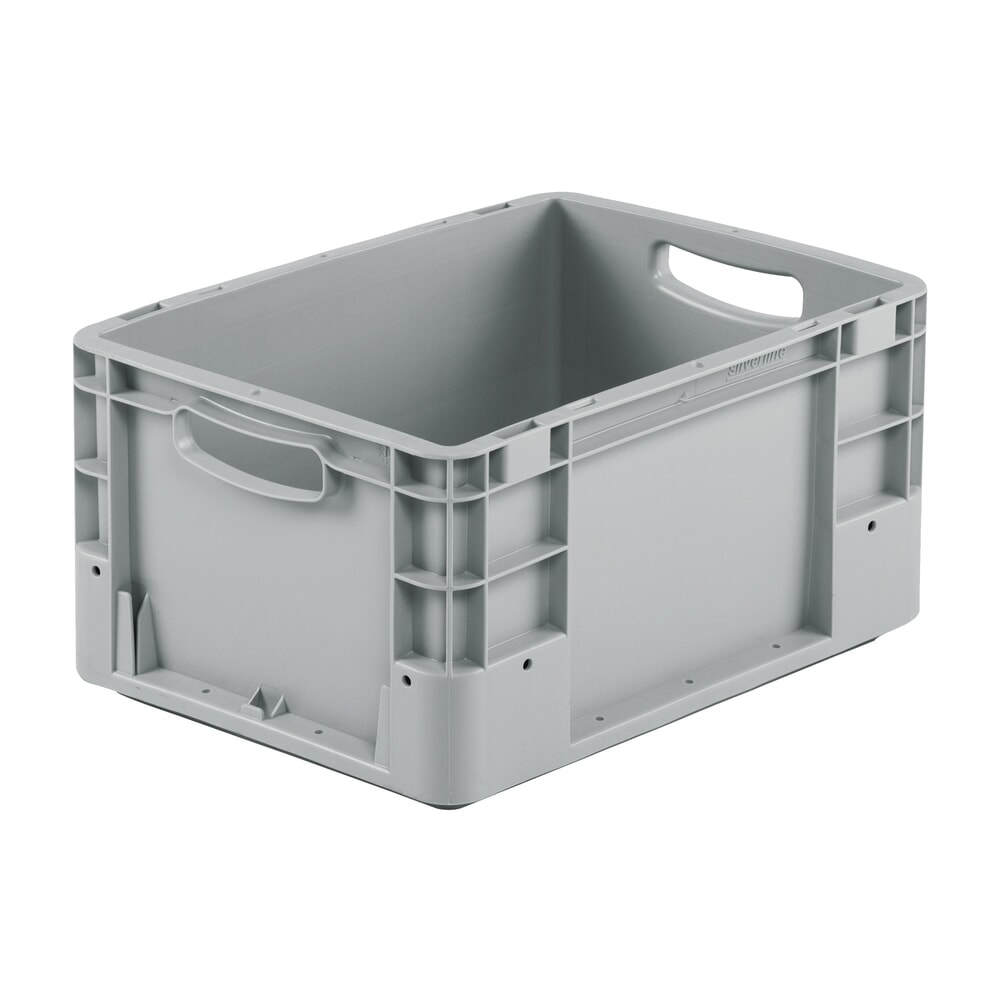 Product afbeelding: Alpha Eurobox premium van PP met gesloten wanden, hxbxd 220 x 400 x 300 mm, mgrijs