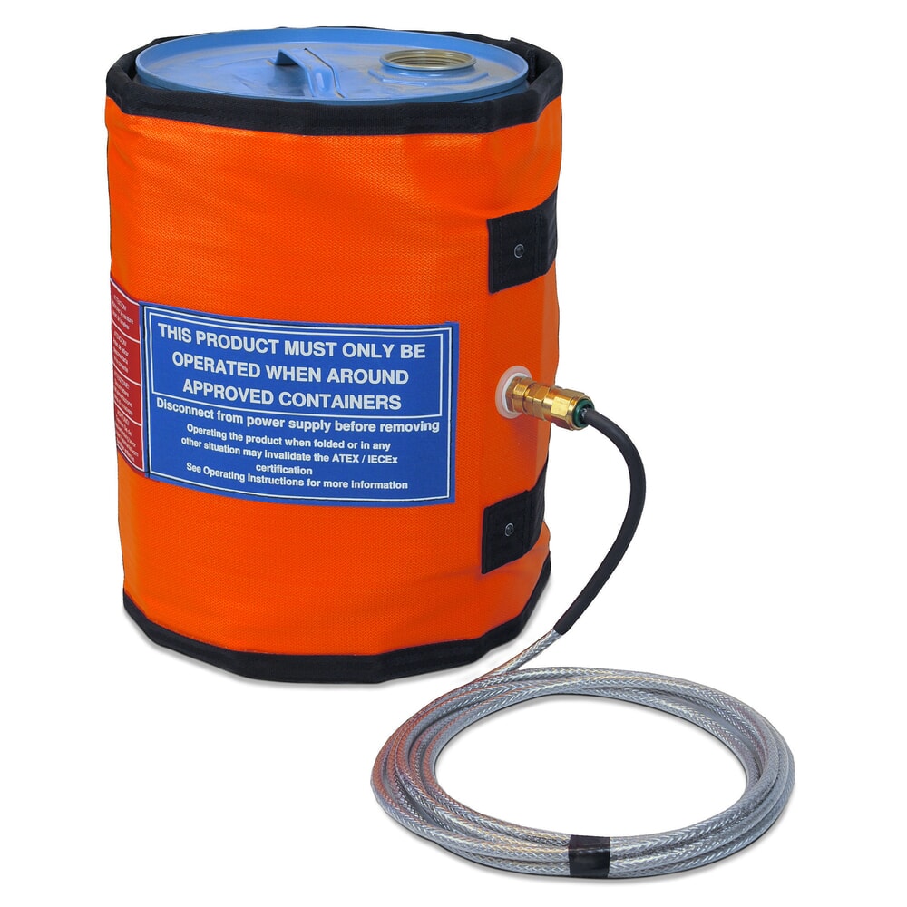 Product afbeelding: Explosieveilige verwarmingsmantels voor stalen en kunststof vaten van 50 / 60 liter