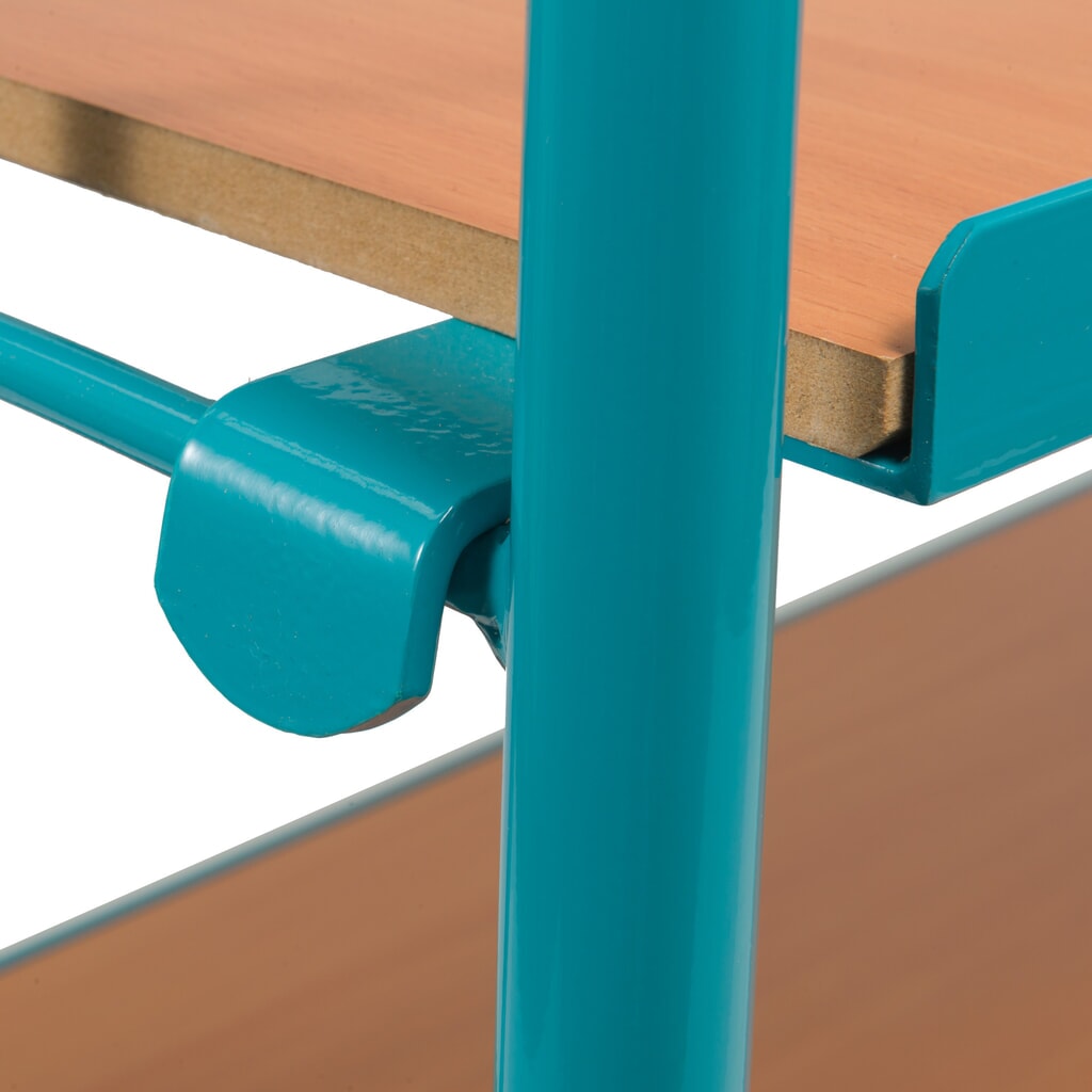 Productafbeelding nr. 3: Etagewagen Ameise®, 3 variabele legborden van hout van 1.615 x 635 mm