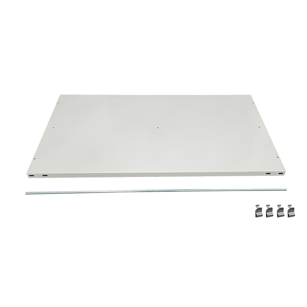 Product afbeelding: Extra legplank voor archiefkast SCHULTE in zwart, met eindaanslagen, b x d 750 x 600 mm