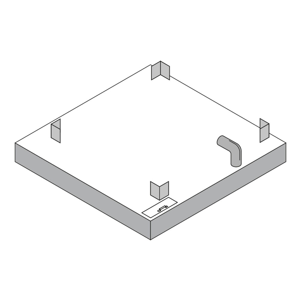 Product afbeelding: Fecaliën- en vuilwatertank, inhoud 433 l, 1.500 x 1.500 x 280