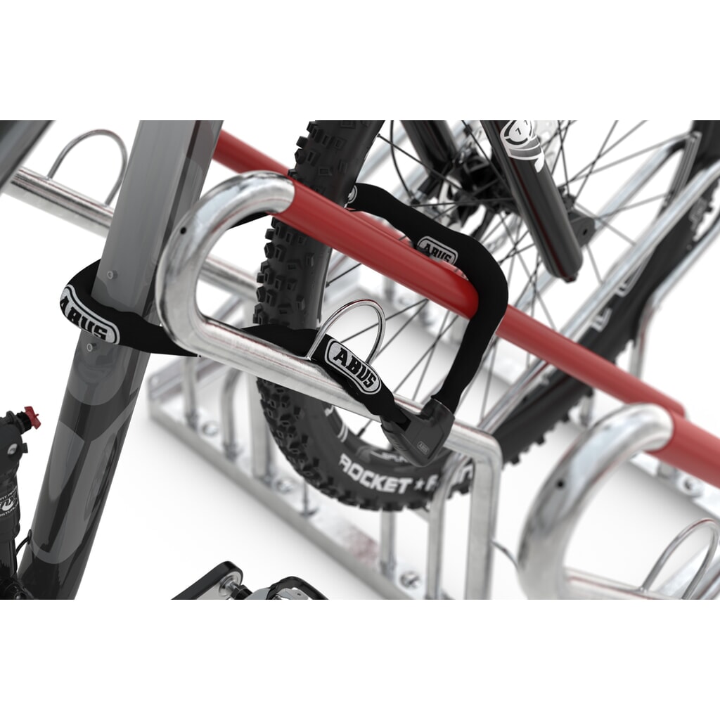 Fietsenrek met parkeerbeugel, 1-zijdige wielinzet, 2 parkeerplaatsen, wielafstand 350 mm Productafbeelding nr. 6: Fietsenrek met parkeerbeugel, 1-zijdige wielinzet, 2 parkeerplaatsen, wielafstand 350 mm