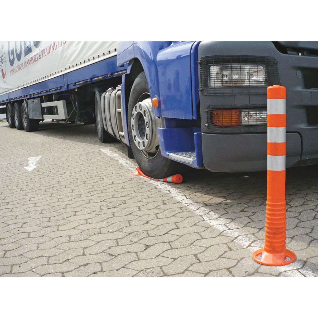 Productafbeelding nr. 2: Flexibele afzetpaal, Ø 80 mm, hoogte 300 mm, oranje