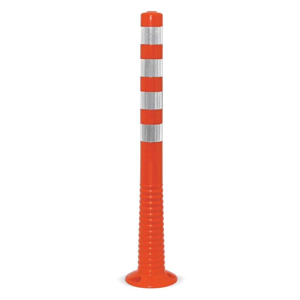 Flexibele afzetpaal, Ø 80 mm, hoogte 300 mm, oranje Productafbeelding nr. 1: Flexibele afzetpaal, Ø 80 mm, hoogte 300 mm, oranje