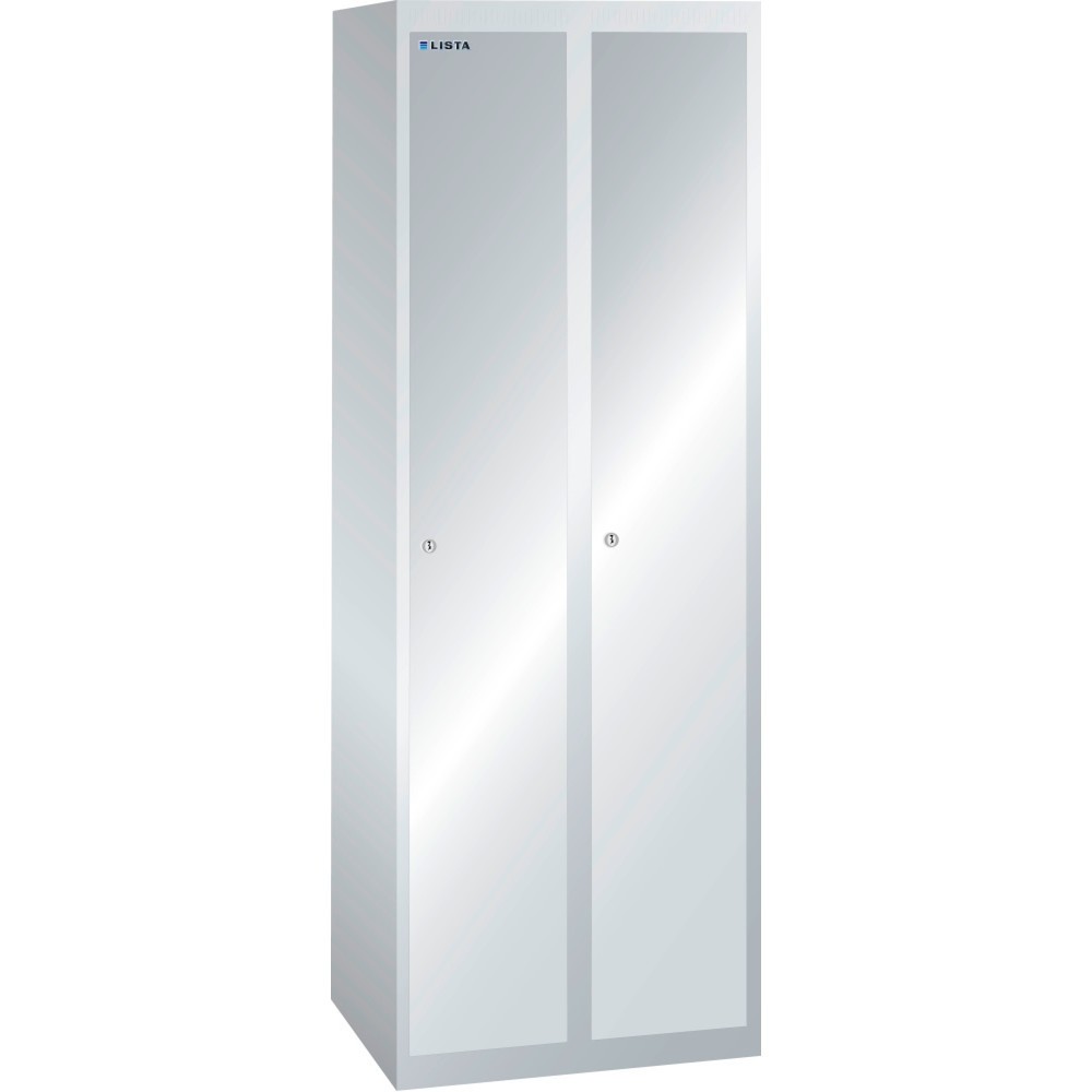 Product afbeelding: Garderobekast LISTA, (dxh) 500x1700 mm, zonder onderbouw, 2 compartimenten, slot