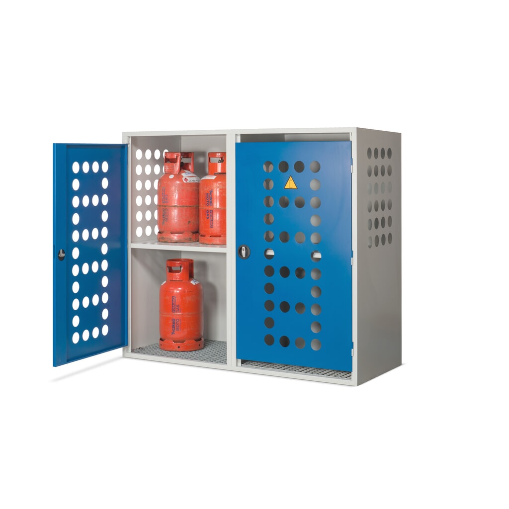Gasflessenkast Steinbock®, 2 deuren Product afbeelding: Gasflessenkast Steinbock®, 2 deuren