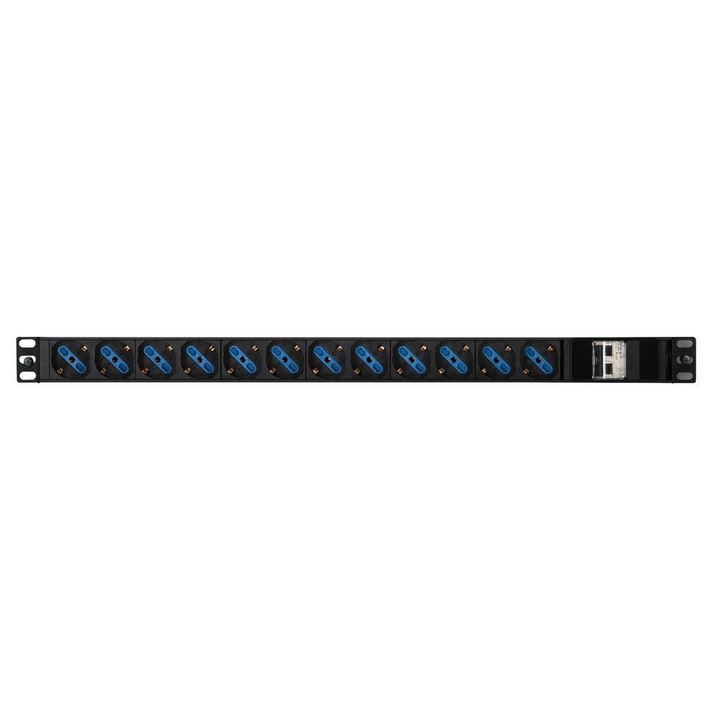 Product afbeelding: Geaarde contactdooslijst S12 voor lithium-ion veiligheidskast Justrite® 226-LT