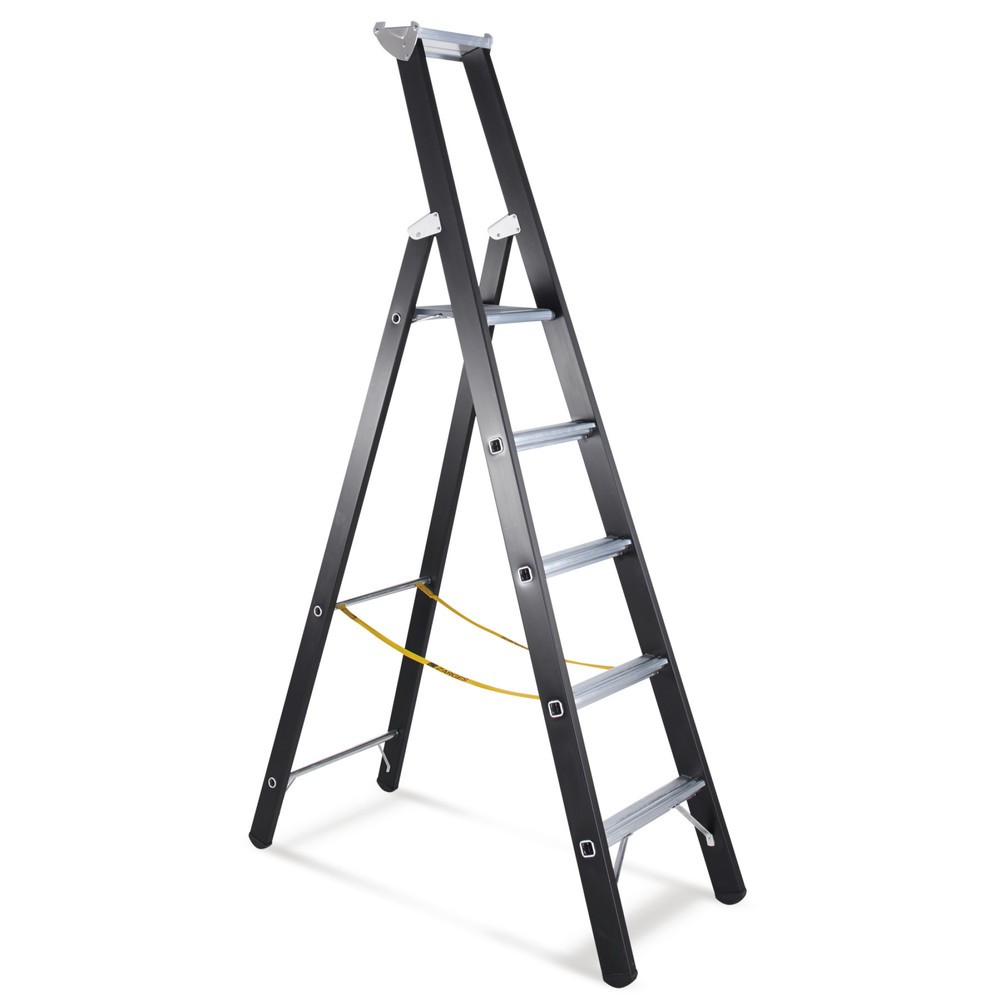 Product afbeelding: Geëloxeerde staande ladder ZARGES, 1-zijdig oploopbaar, stahoogte 0,80 m