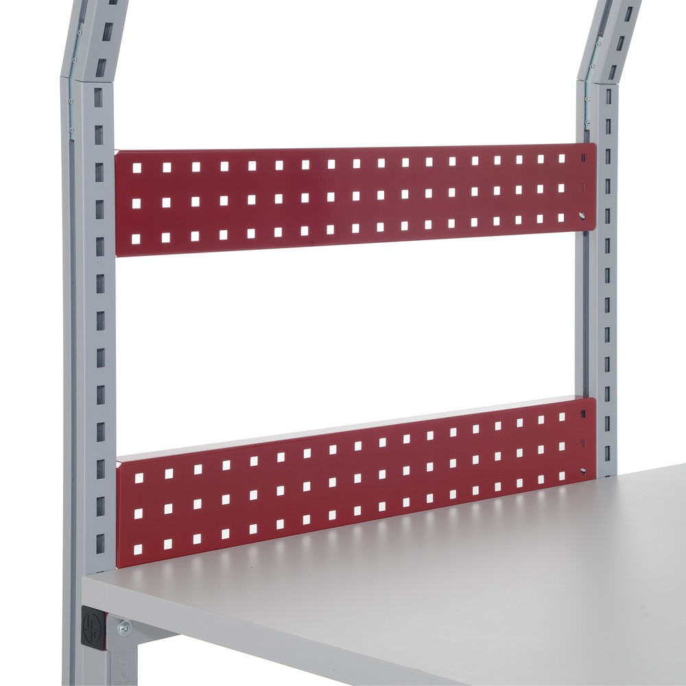 Product afbeelding: Geperforeerde achterwand voor Rocholz paktafels FLEX, hxbxd 100 x 1.000 x 30 mm