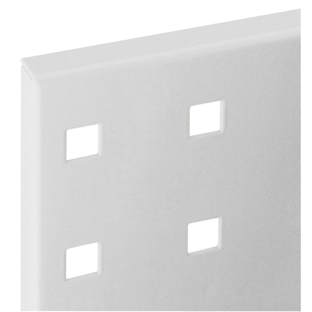 Geperforeerde plaat, hxb 450 x 500 mm, lichtgrijs Product afbeelding: Geperforeerde plaat, hxb 450 x 500 mm, lichtgrijs