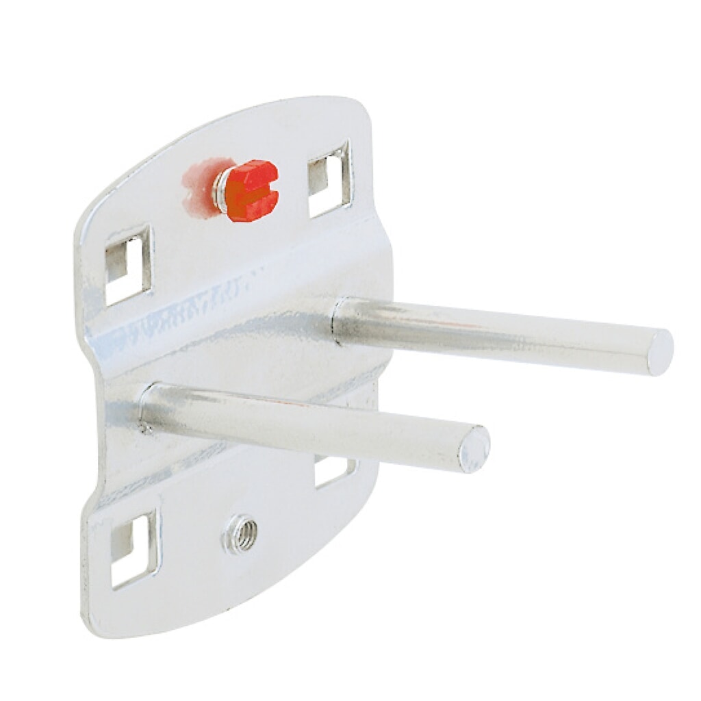 Gereedschapshouder dubbel, met rechte stift, diepte 150 mm Product afbeelding: Gereedschapshouder dubbel, met rechte stift, diepte 150 mm