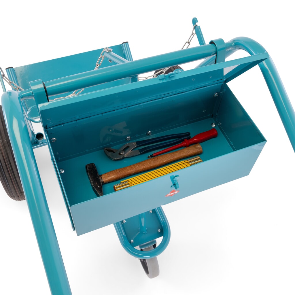 Gereedschapskist voor steekwagen voor 2 stalen gasflessen Ameise®, leeg, afsluitbaar deksel, hxbxd 155 x 460 x 210 mm Productafbeelding nr. 8: Gereedschapskist voor steekwagen voor 2 stalen gasflessen Ameise®, leeg, afsluitbaar deksel, hxbxd 155 x 460 x 210 mm