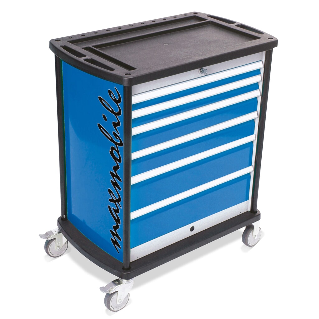Gereedschapswagen Maxmobile met 6 lades van 600 x 300 mm, verschillende hoogtes Product afbeelding: Gereedschapswagen Maxmobile met 6 lades van 600 x 300 mm, verschillende hoogtes