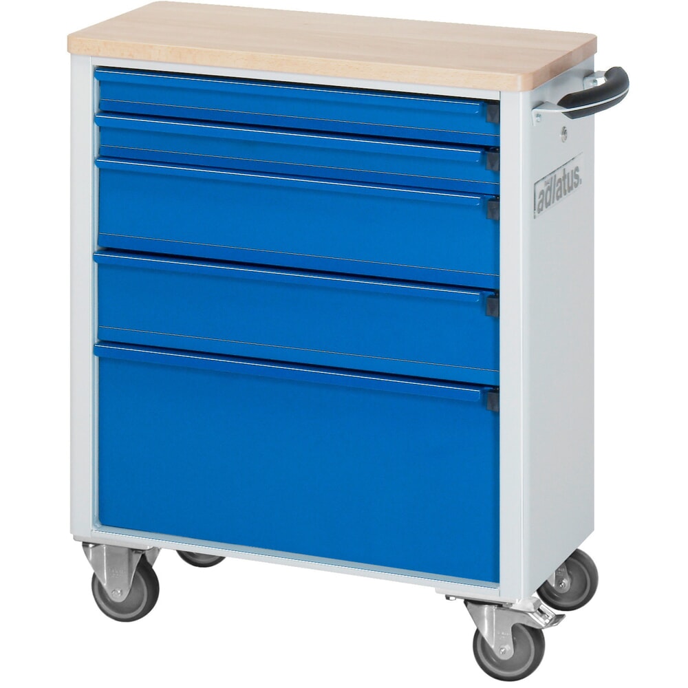 Productafbeelding nr. 4: Gereedschapswagen RAU serie adlatus 700, hxbxd 860 x 700 x 350 mm, 5 lades 2 x 65, 2 x 130, 1 x 260 mm, beuken werkblad