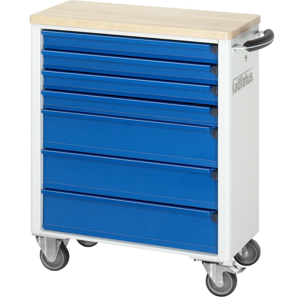 Productafbeelding nr. 4: Gereedschapswagen RAU serie adlatus 700, hxbxd 860 x 700 x 350 mm, 7 lades 4 x 65, 3 x 130 mm, beuken werkblad