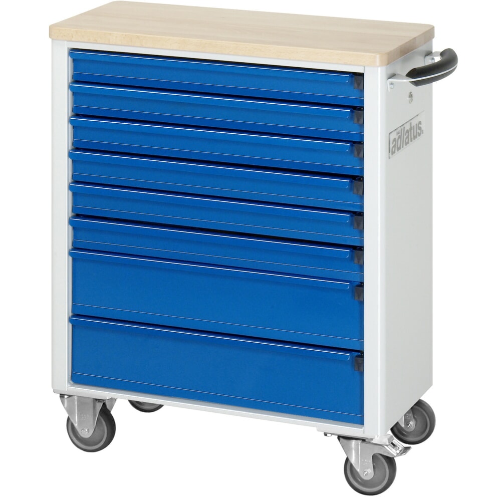 Productafbeelding nr. 4: Gereedschapswagen RAU serie adlatus 700, hxbxd 860 x 700 x 350 mm, 8 lades 6 x 65, 2 x 130 mm, beuken werkblad