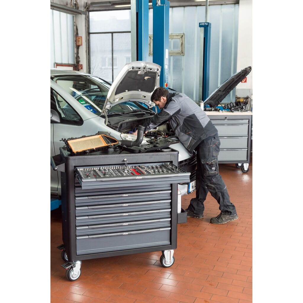Productafbeelding nr. 4: Gereedschapswagen VIGOR® 1000 XL, 8 lades, incl. 505-delig gereedschapsassortiment