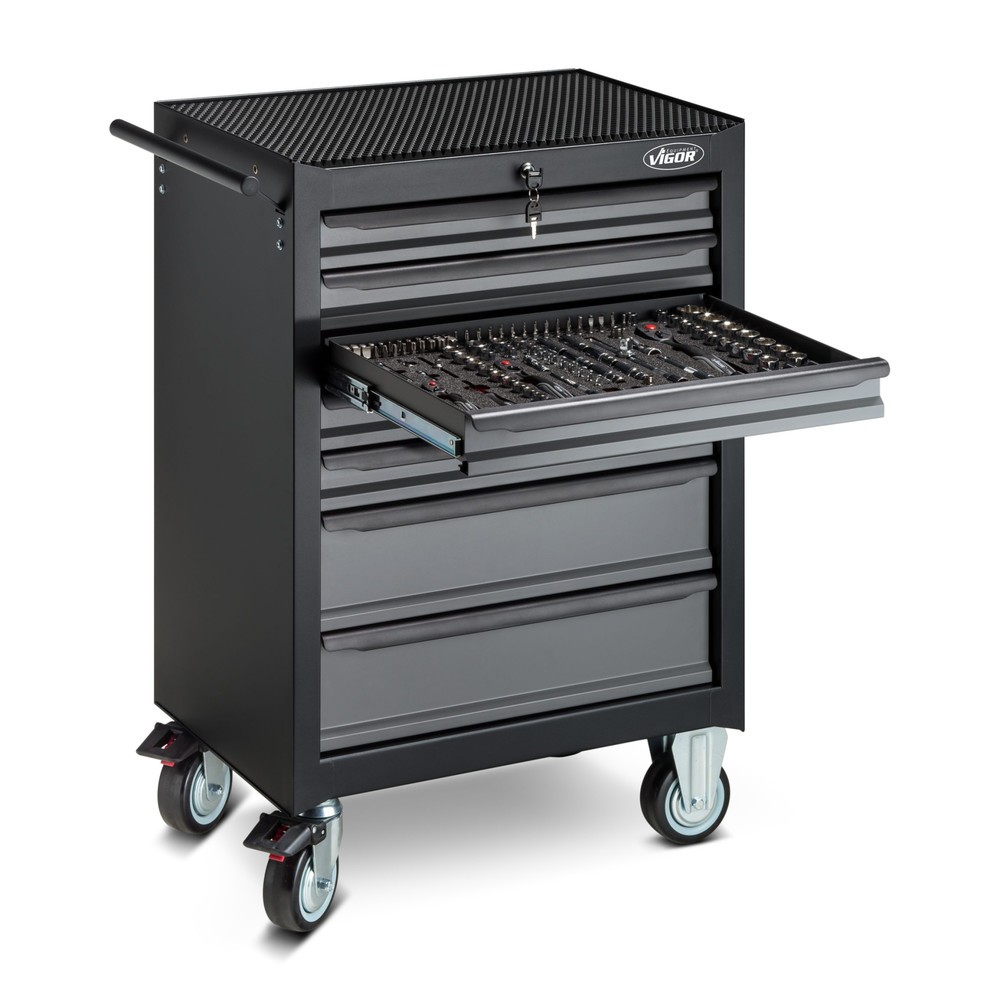 Product afbeelding: Gereedschapswagen VIGOR® 500N, 7 lades, leeg