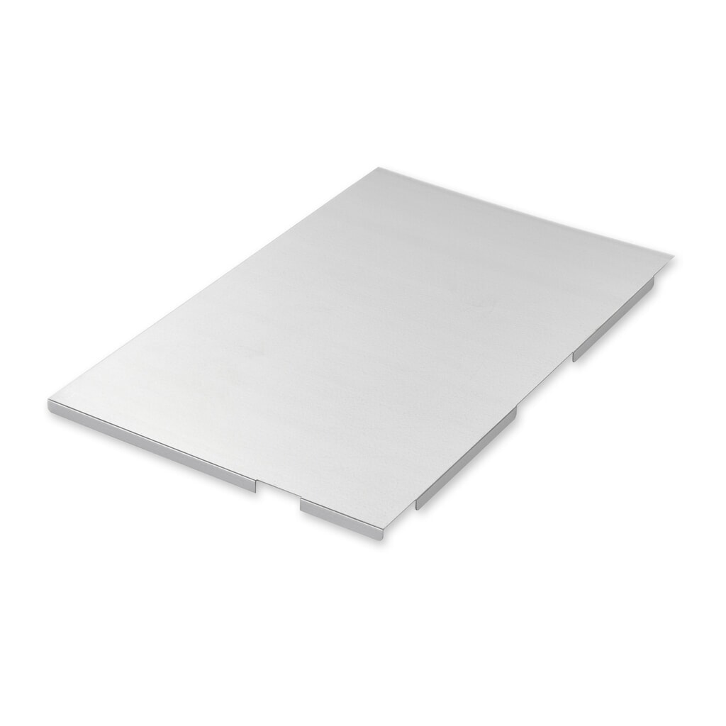 Gesloten stalen legbord voor palletuittrekvoorziening, draagvermogen 600 kg, uittrekdiepte 70% Product afbeelding: Gesloten stalen legbord voor palletuittrekvoorziening, draagvermogen 600 kg, uittrekdiepte 70%