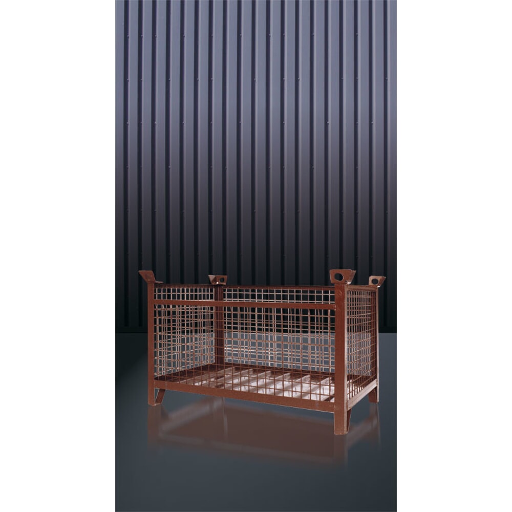 Productafbeelding nr. 3: Industrieel gitterbox stapelrek Eichinger®, 1.500 kg, lxbxh 1.000x800x750 mm, chocoladebruin