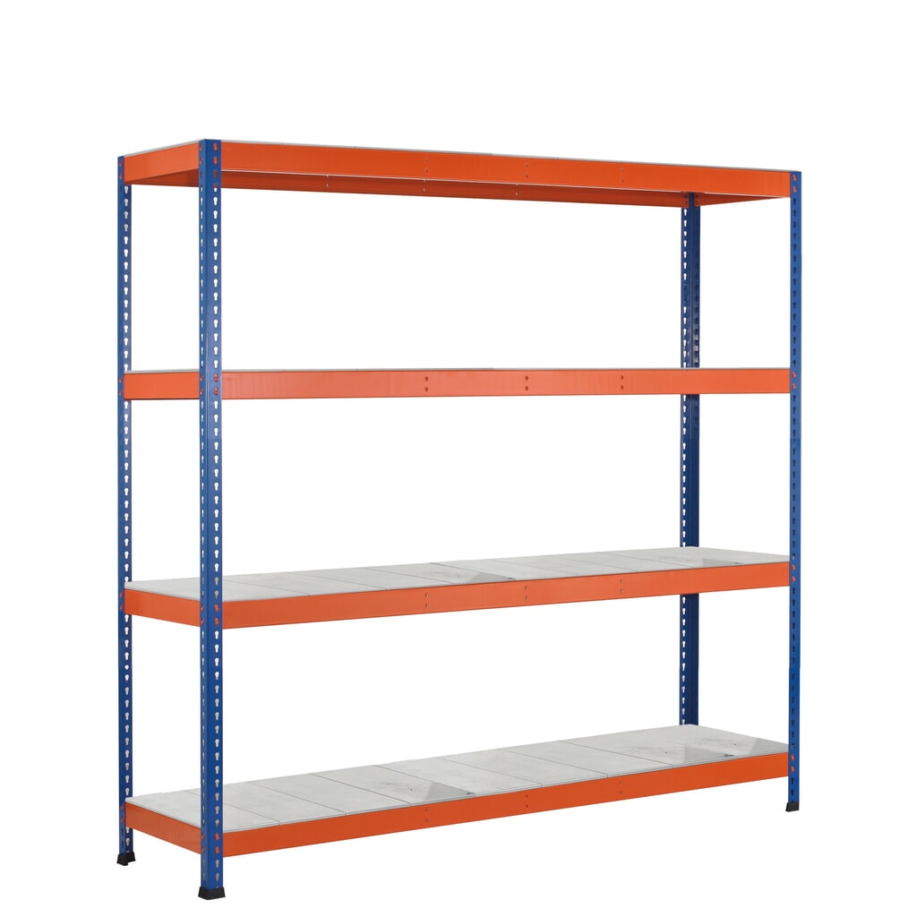 Product afbeelding: Grootvakrek SCHULTE, met stalen panelen, BE, hxbxd 2.438 x 1536 x 469 mm