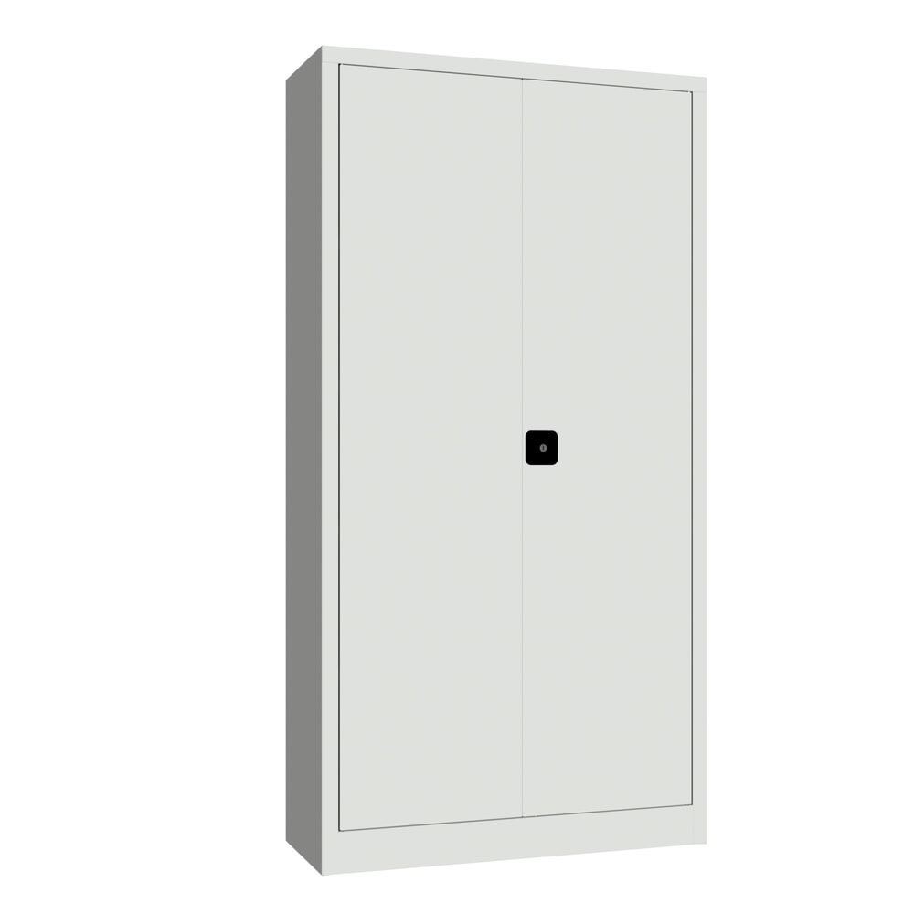 Productafbeelding nr. 3: Grote draaideurkast PAVOY, 4 legborden, hxbxd 1.950 x 1.000 x 400 mm, lichtgrijs, lichtgrijs