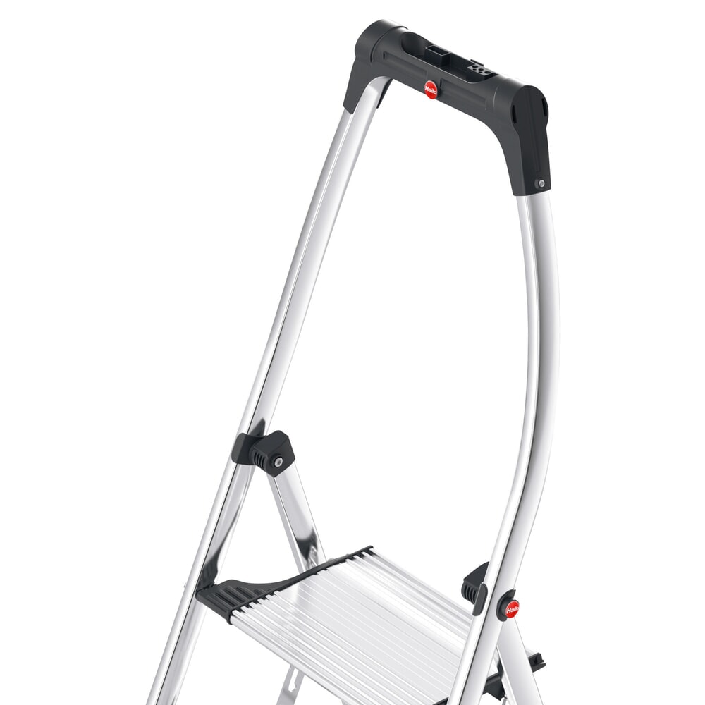 Productafbeelding nr. 3: Hailo inklapbaar opstapje, platformhoogte 490 mm, 2 treden incl. platform, aluminium met antislipribbeling