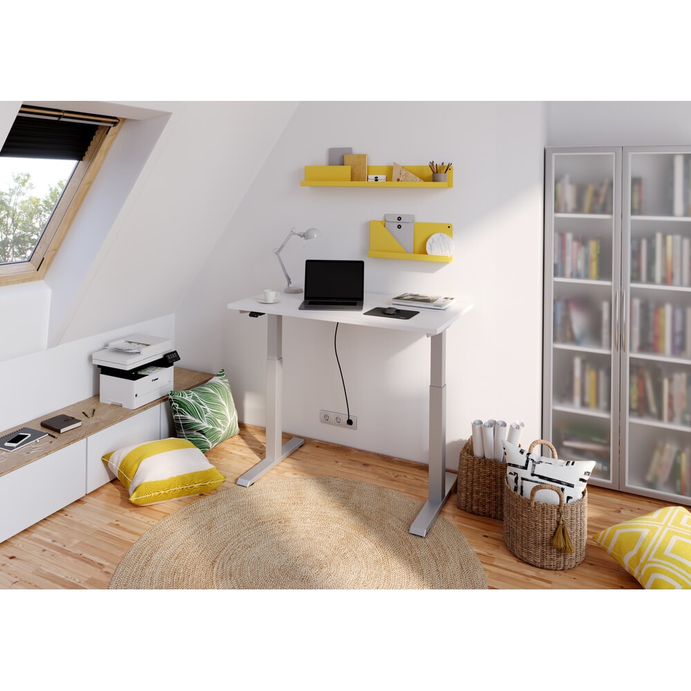 Productafbeelding nr. 11: Hammerbacher bureau, elektrisch in hoogte verstelbaar, bxd 1.600 x 800 mm, wit