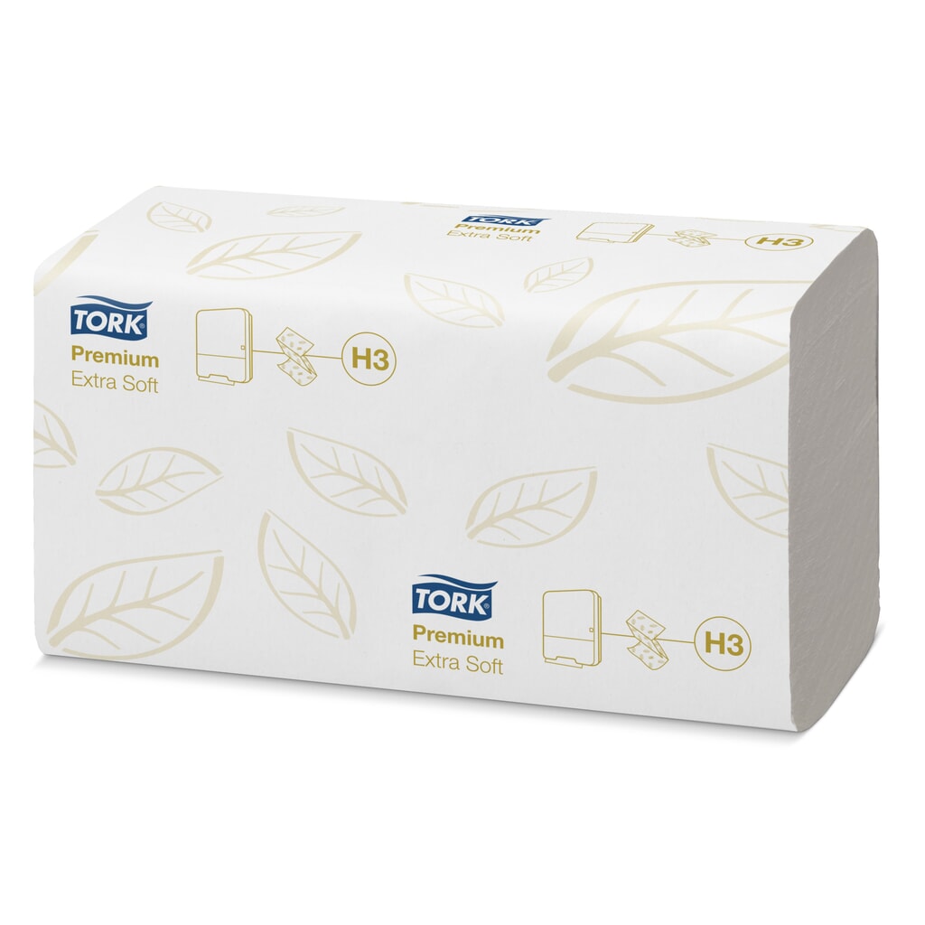 TORK® Premium Handdoekjes, Zigzag Fold, 3.000 handdoeken, wit Product afbeelding: TORK® Premium Handdoekjes, Zigzag Fold, 3.000 handdoeken, wit