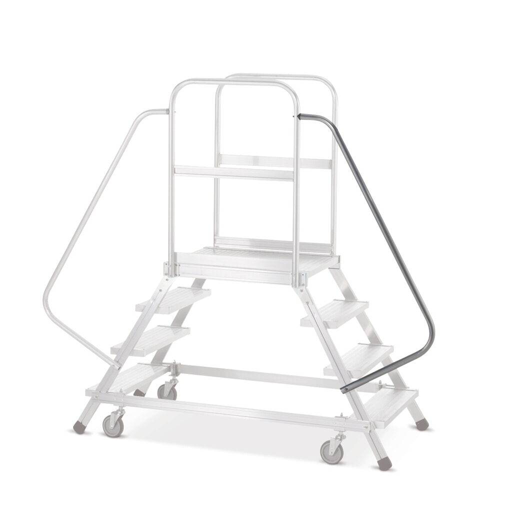 Handleuning voor bordestrap ZARGES, voor 4-6 treden Product afbeelding: Handleuning voor bordestrap ZARGES, voor 4-6 treden