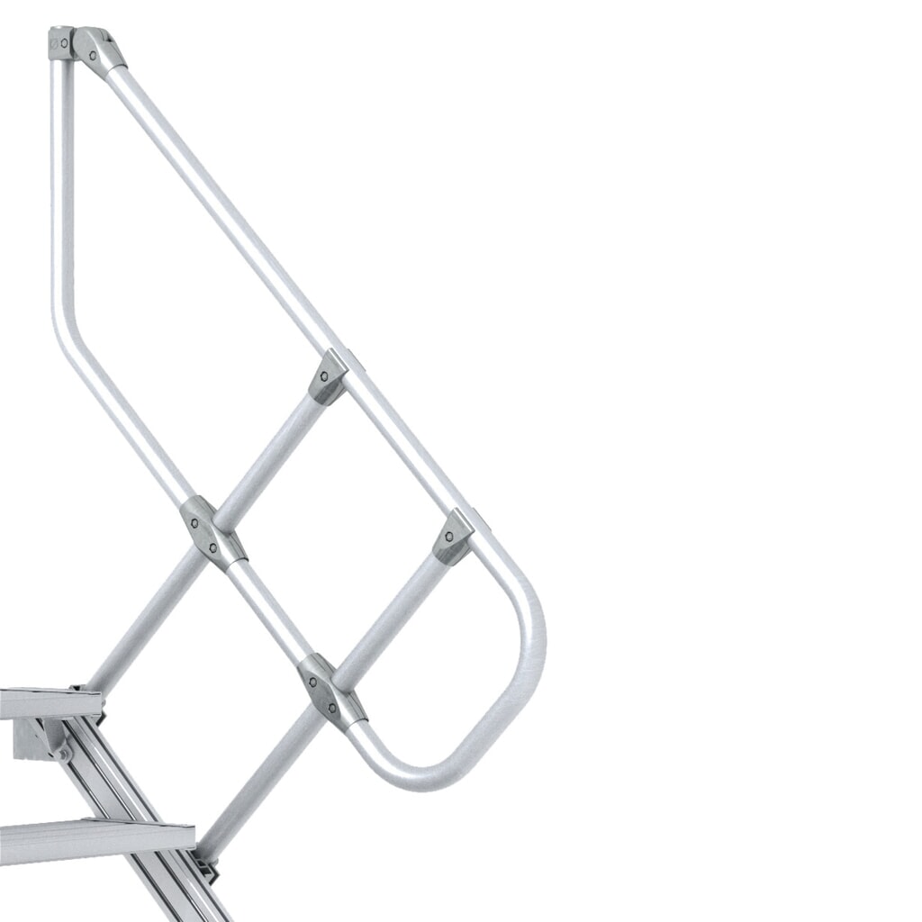 Product afbeelding: Handlijst voor veiligheidstrap ZARGES voor zware lasten, voor 2 treden