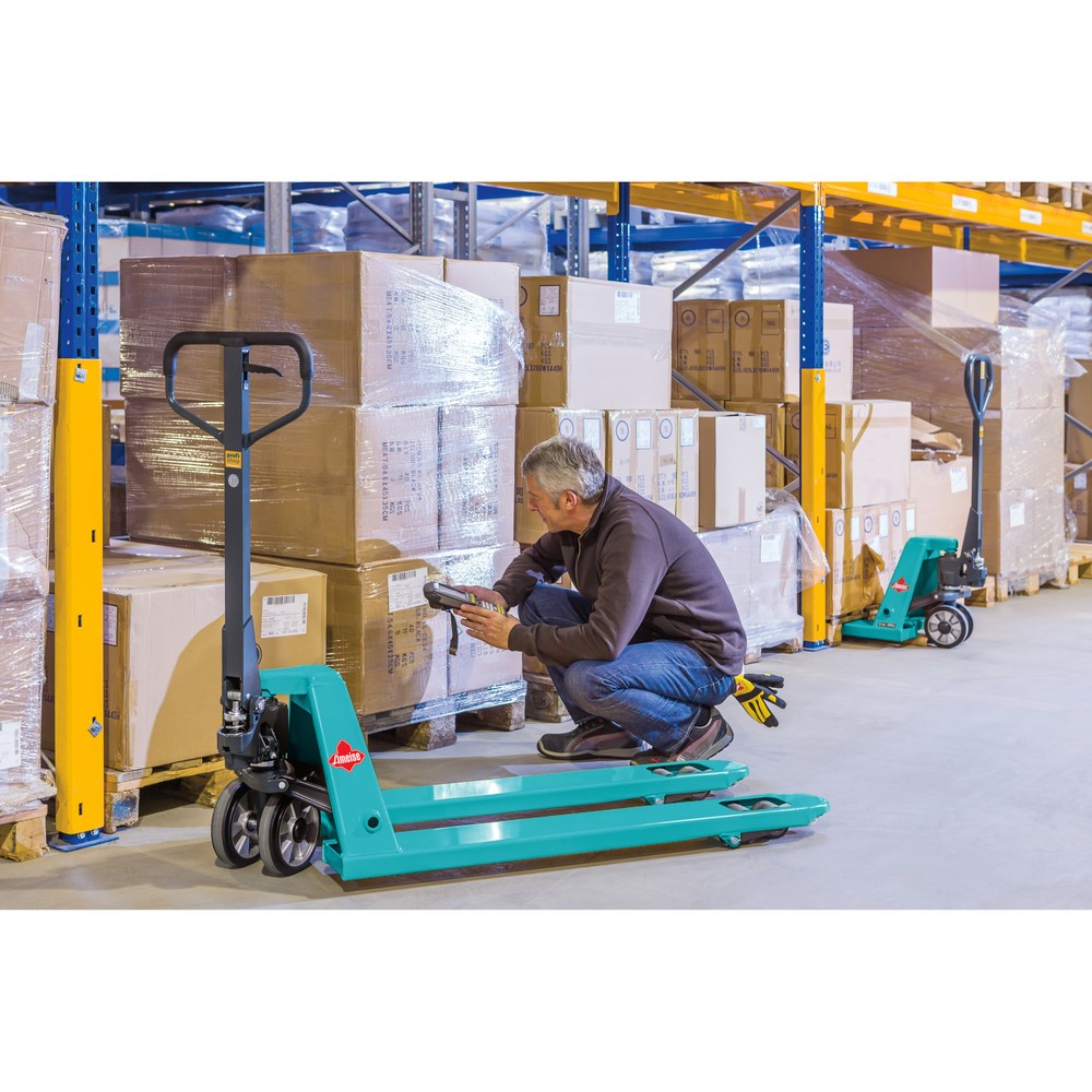 Productafbeelding nr. 15: Handtranspallet Ameise® PTM 2.5, draagvermogen 2.500 kg, vorklengte 1.150 mm, massief rubber / polyurethaan, tandemwielen