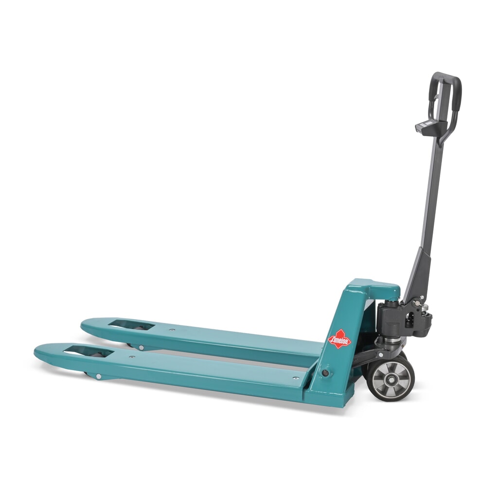 Handtranspallet met weegschaal Ameise® PTM 2.0 Scale met display aan de disselkop, draagvermogen 2.000 kg, enkelvoudige wielen Productafbeelding nr. 5: Handtranspallet met weegschaal Ameise® PTM 2.0 Scale met display aan de disselkop, draagvermogen 2.000 kg, enkelvoudige wielen