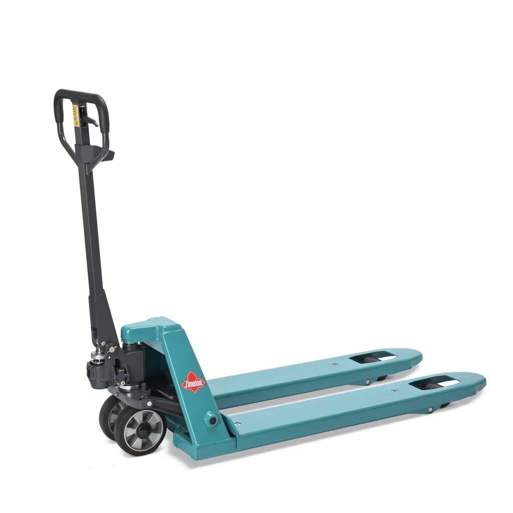 Product afbeelding: Handtranspallet met weegschaal Ameise® PTM 2.0 Scale met display aan de disselkop, draagvermogen 2.000 kg, enkelvoudige wielen