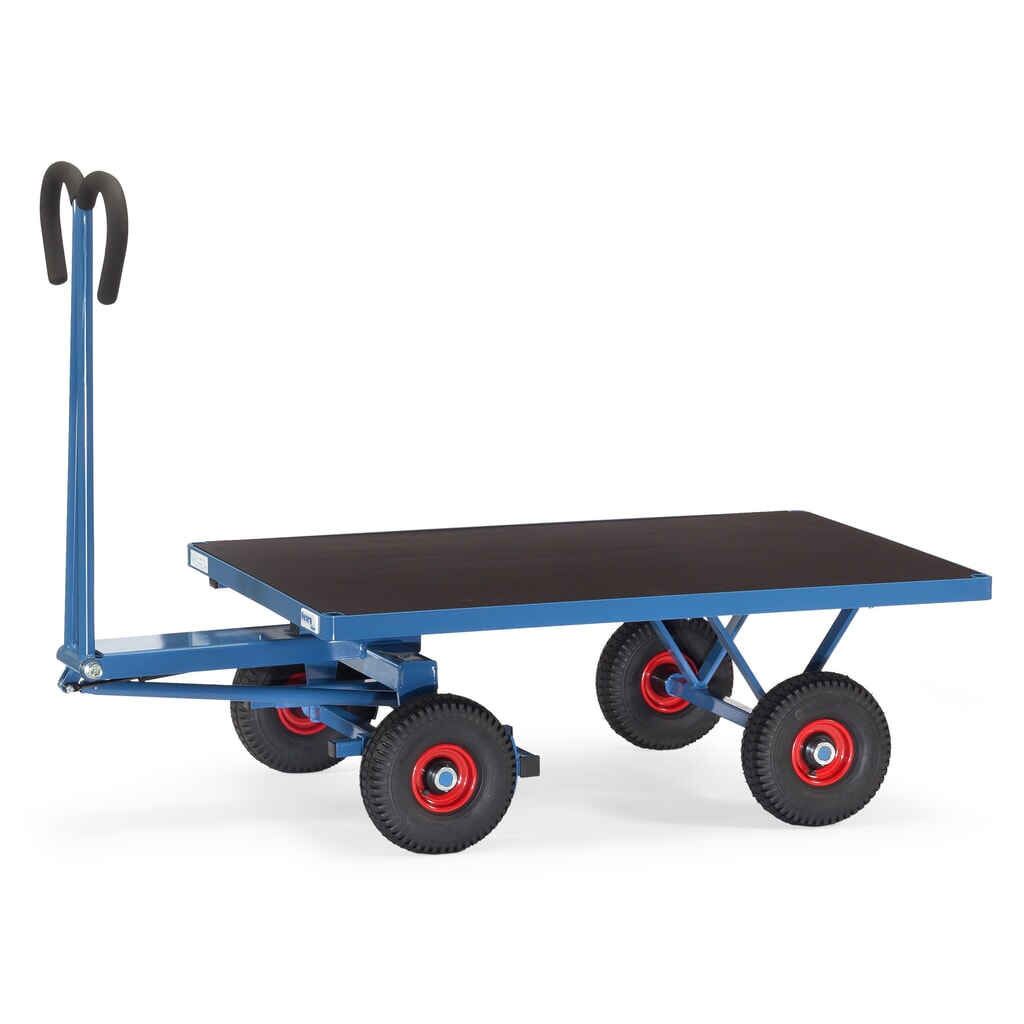 Handtrekwagen fetra® zonder wanden, laadvlak bxd 800 x 1.200 mm, draagvermogen 700 kg, luchtbanden Product afbeelding: Handtrekwagen fetra® zonder wanden, laadvlak bxd 800 x 1.200 mm, draagvermogen 700 kg, luchtbanden