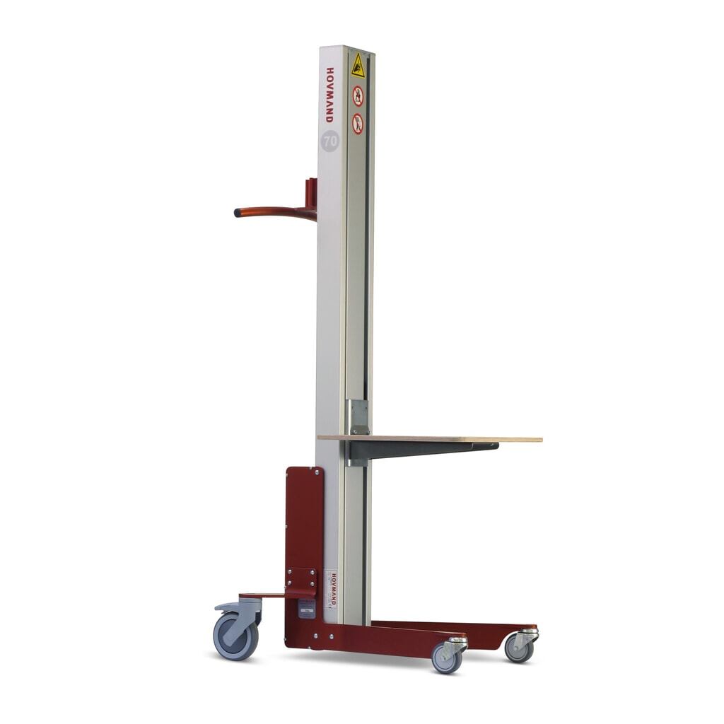 Productafbeelding nr. 1: Heflift HOVMAND met platform van hout, hefbereik 115-1.354 mm, cap. 70 kg