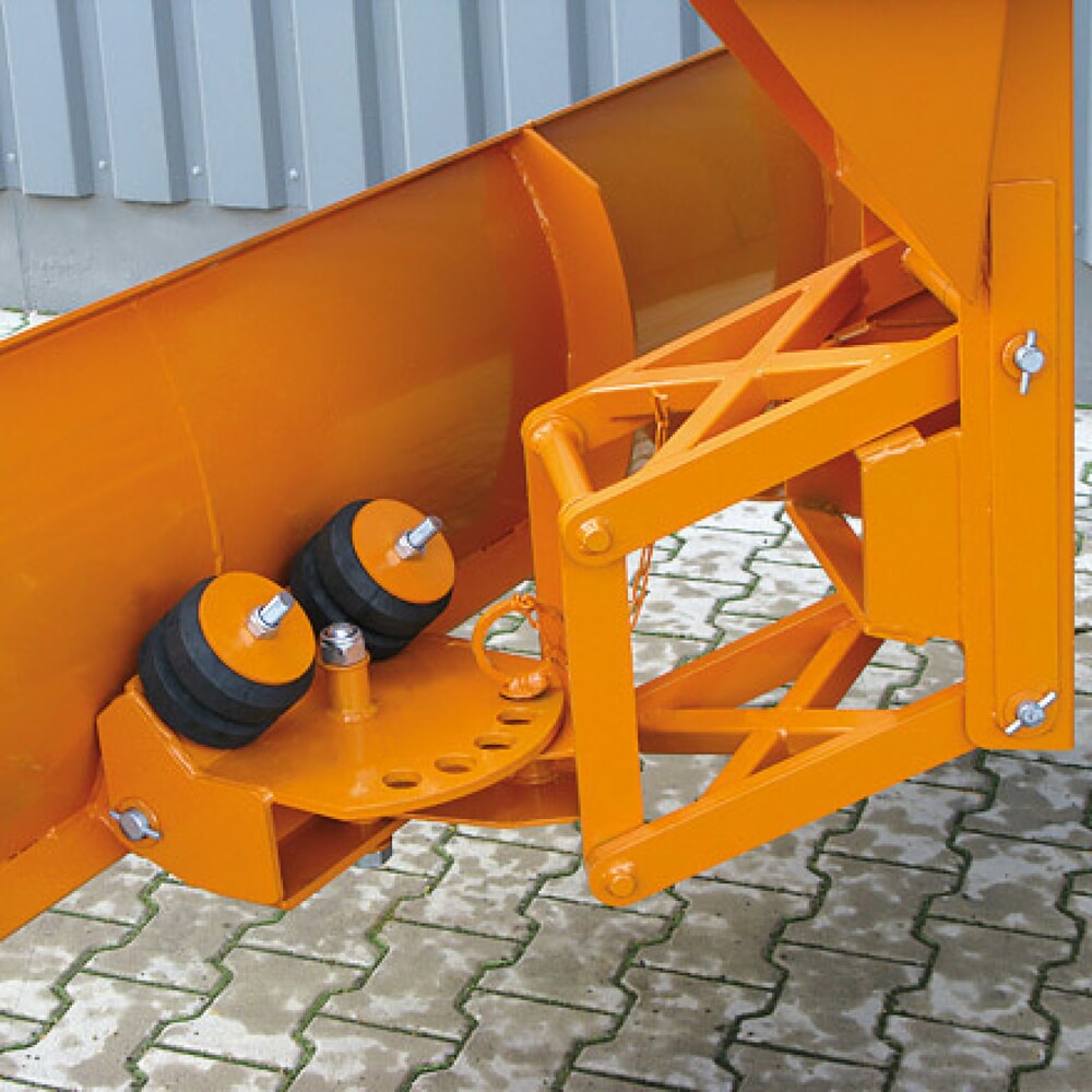 Productafbeelding nr. 2: Sneeuwploeg Eichinger® met hoogte-inrek, vorkkoker boven schildbreedte 1.500 mm, zuiver oranje, staal