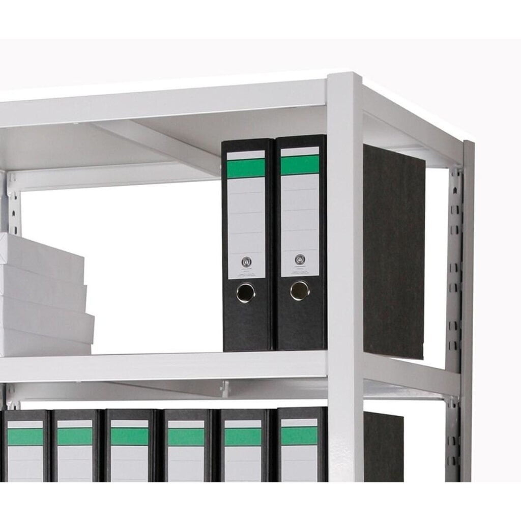 HEMMDAL archiefrekken, inhaaksysteem, hxbxd 1.800 x 900 x 300 mm, 5 HDF-legborden, vaklast 150 kg, max. 55 mappen, wit Productafbeelding nr. 3: HEMMDAL archiefrekken, inhaaksysteem, hxbxd 1.800 x 900 x 300 mm, 5 HDF-legborden, vaklast 150 kg, max. 55 mappen, wit