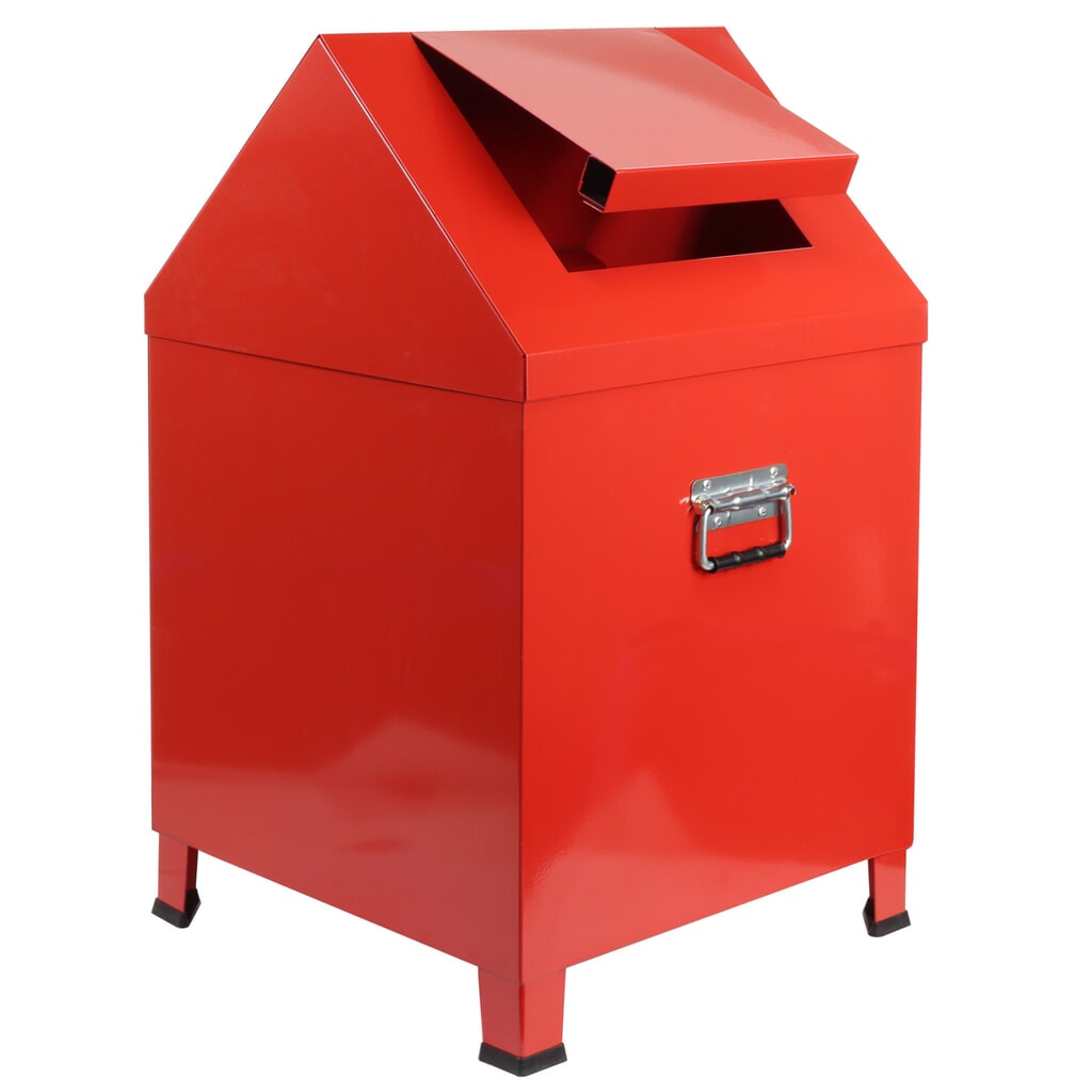 HEMMDAL poetsdoekenbak, H x B x D 680 x 400 x 400 mm, vuurrood Productafbeelding nr. 2: HEMMDAL poetsdoekenbak, H x B x D 680 x 400 x 400 mm, vuurrood